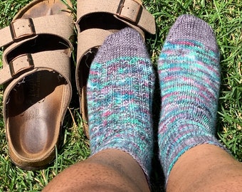 Modello maglia calzini Birkey - broccolistregoneria