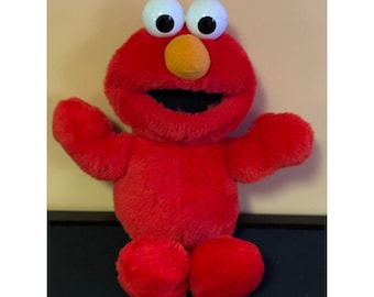 Vintage 1997 Tyco Sesame Street Elmo Rotes Plüschmonster 11 Inch 6538 fernregulierbar