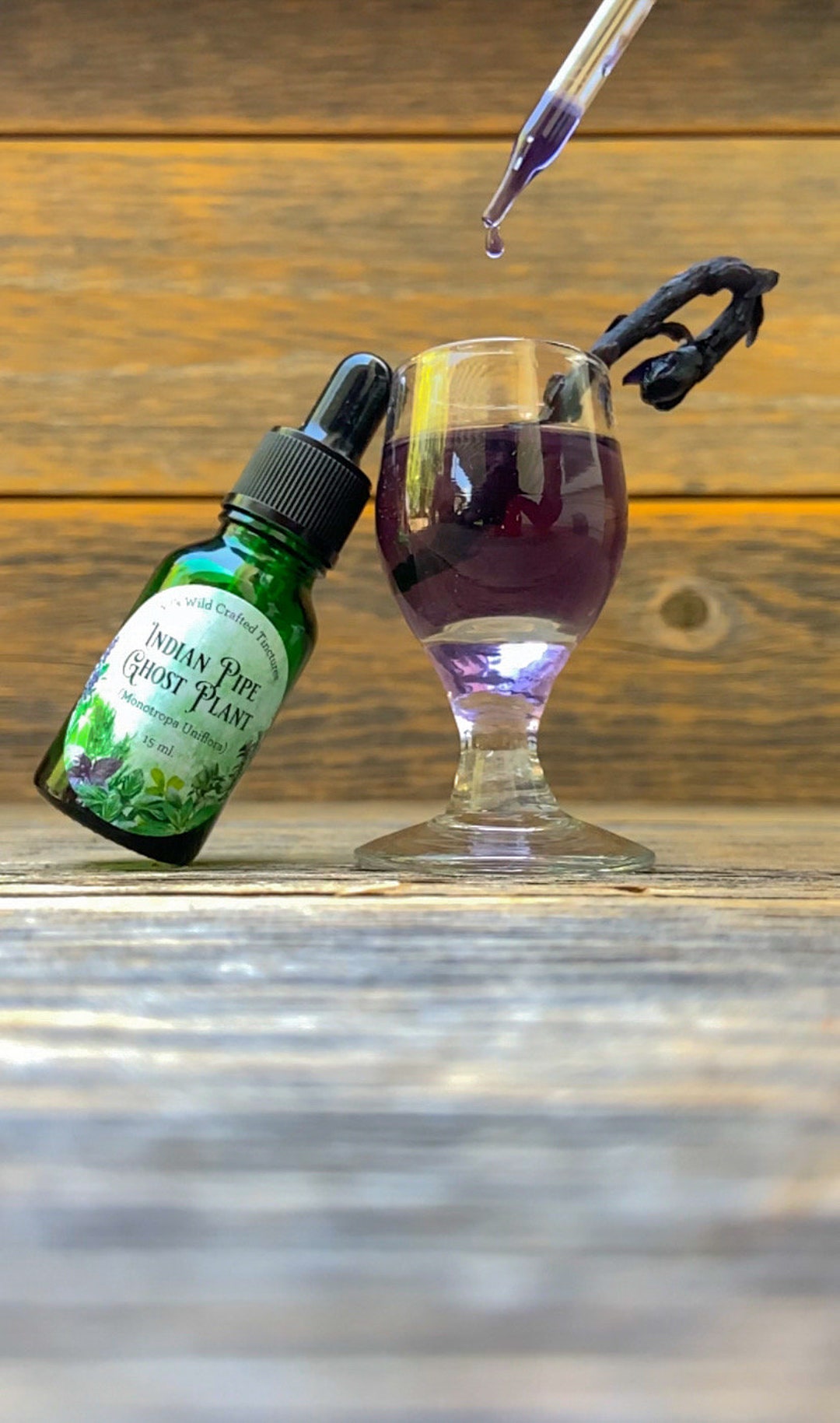 Indian Pipe Ghost Pipe Plant Monotropa Uniflora Tincture Drops