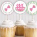 Watermelon Cupcake Topper Printable: "melon CUPCAKE Topper" One in a Melon Cupcake Toppers ...