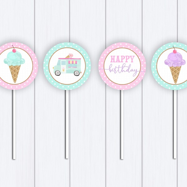Ice Cream Cupcakes - Etsy