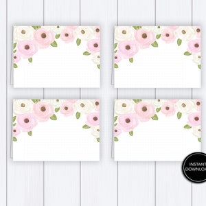 Pink Rose Tent cards printable download: "TEA TENT CARDS" tea party, tea, food cards, place cards, pink, rose, tea party supplies download