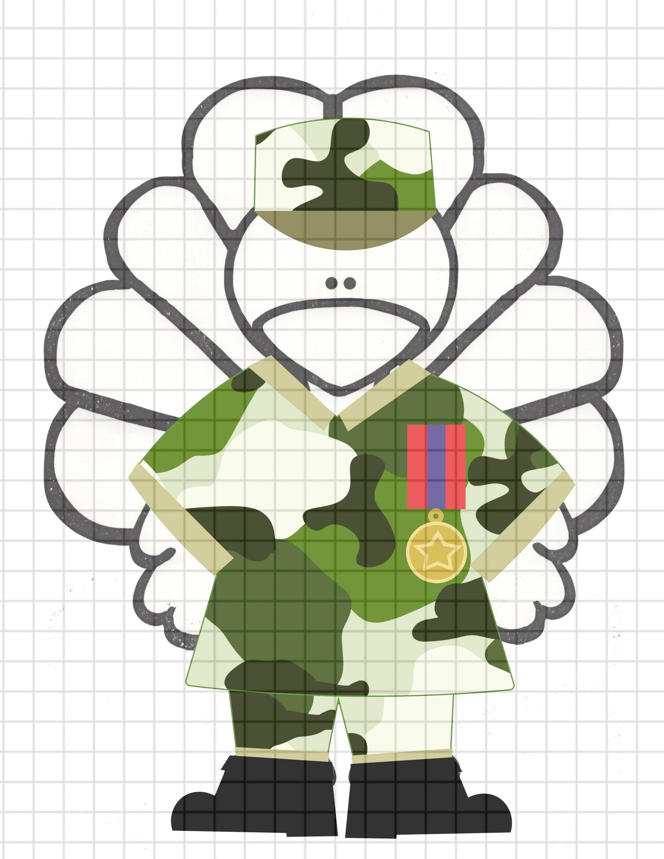 turkey disguise clip art - soldier, camo turkey, camoflage