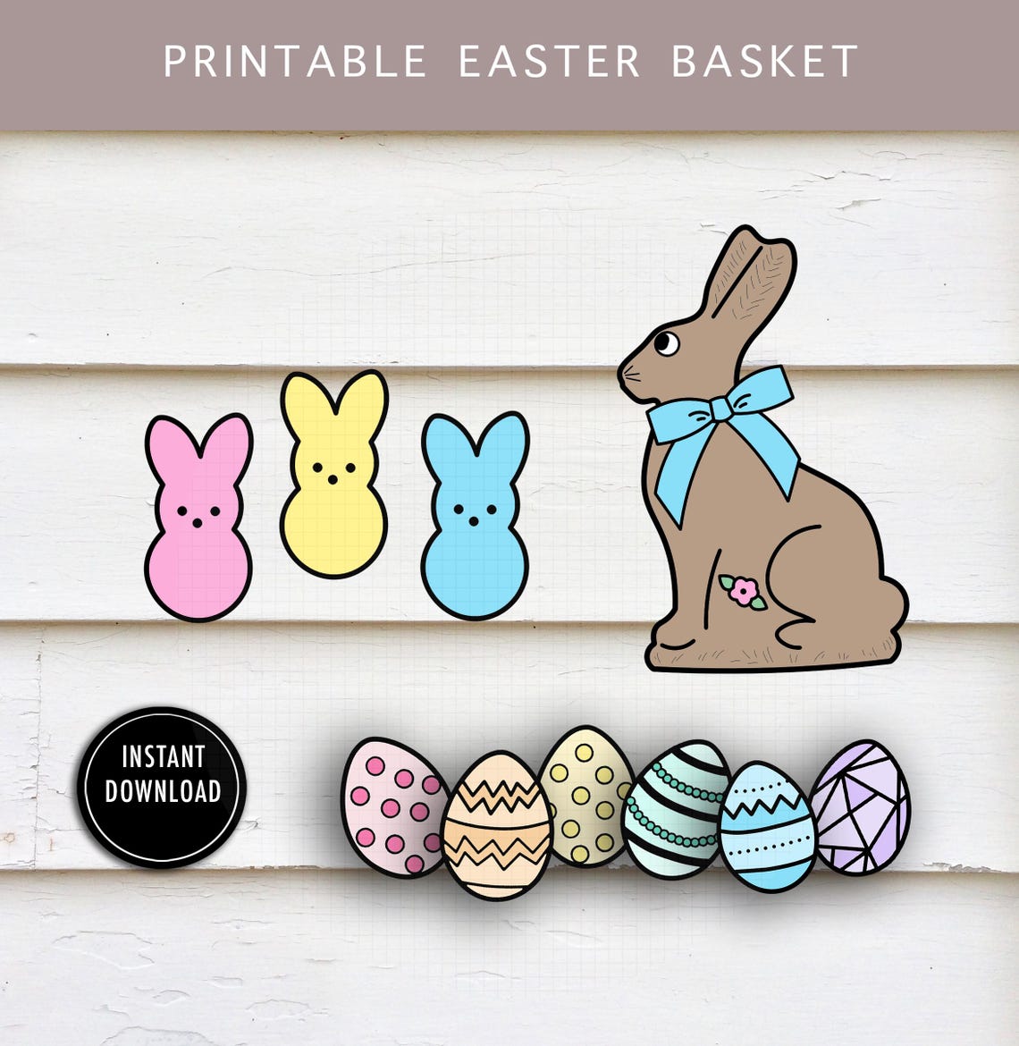 Kids Easter Craft Printable - "easter EGG Coloring" Easter Cut and ...