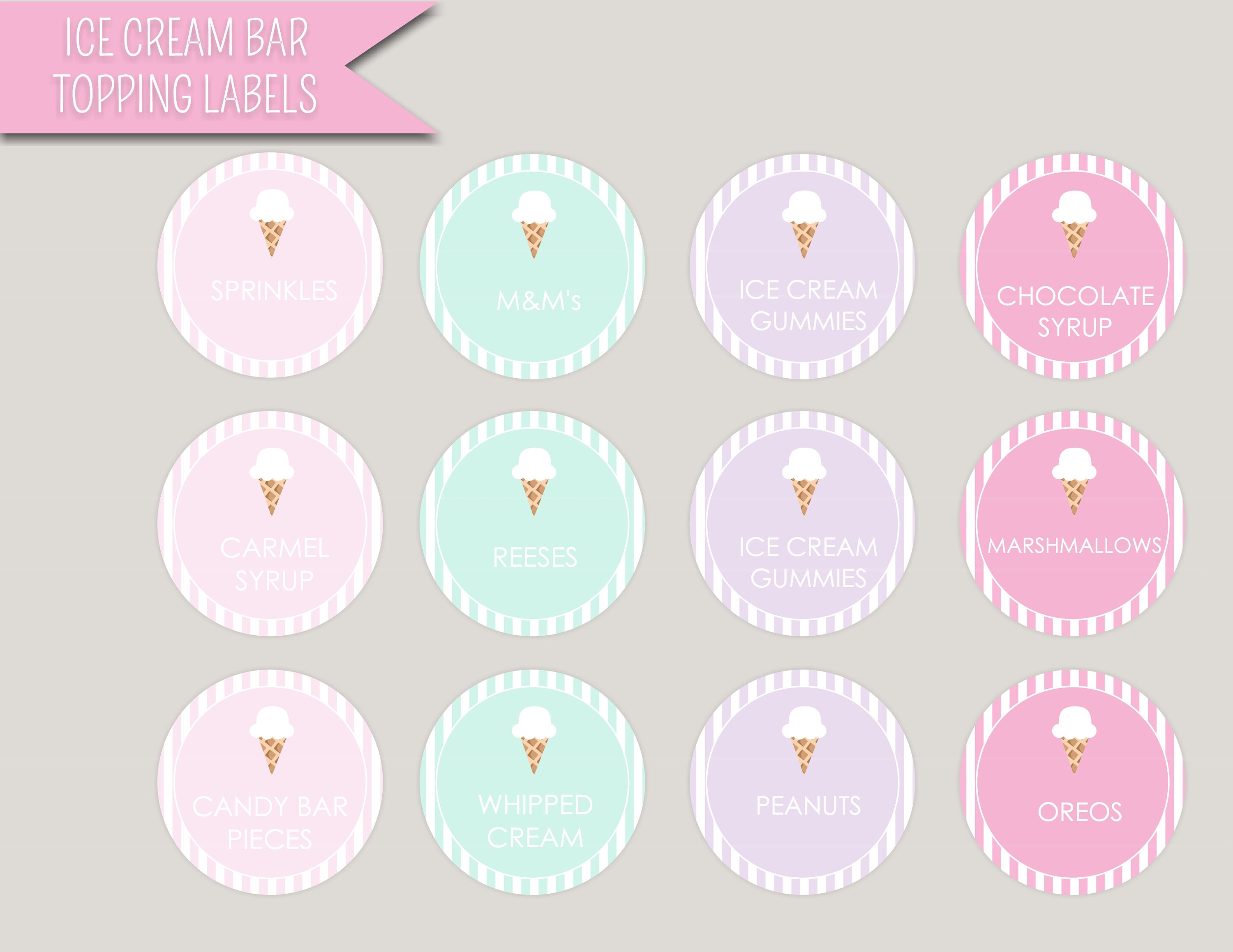 ice-cream-bar-topping-labels-printable-digital-download-etsy
