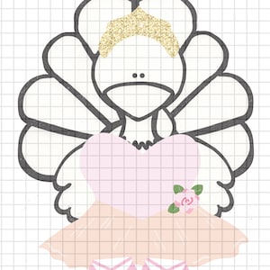 Turkey Disguise Printable - Ballerina Turkey, Ballerina Disguise ...
