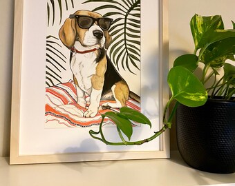 Beagle Wall Art Etsy