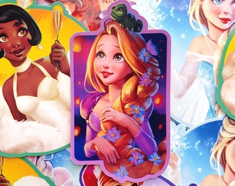 Princess Glossy Vinyl Stickers WAVE 1
