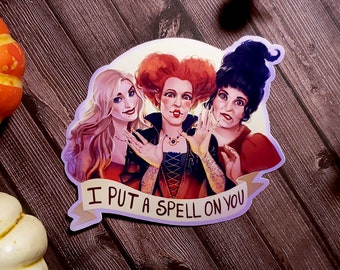 I Put a Spell on You Vinyl Sticker