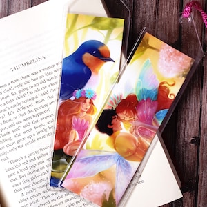 Thumbelina Double Sided Bookmark