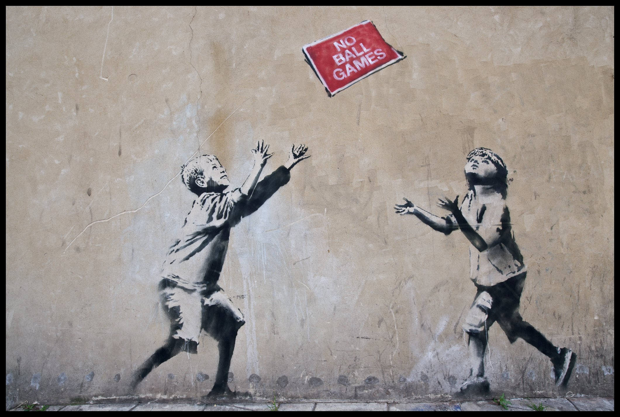 Banksy Maid A4//A3 Graffiti Art