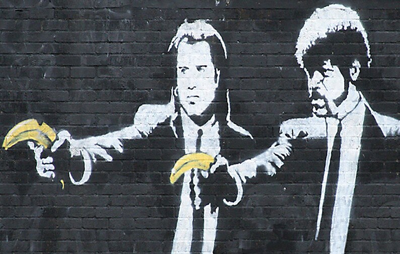 Poster Print Banksy A4 Graffiti Poster A3