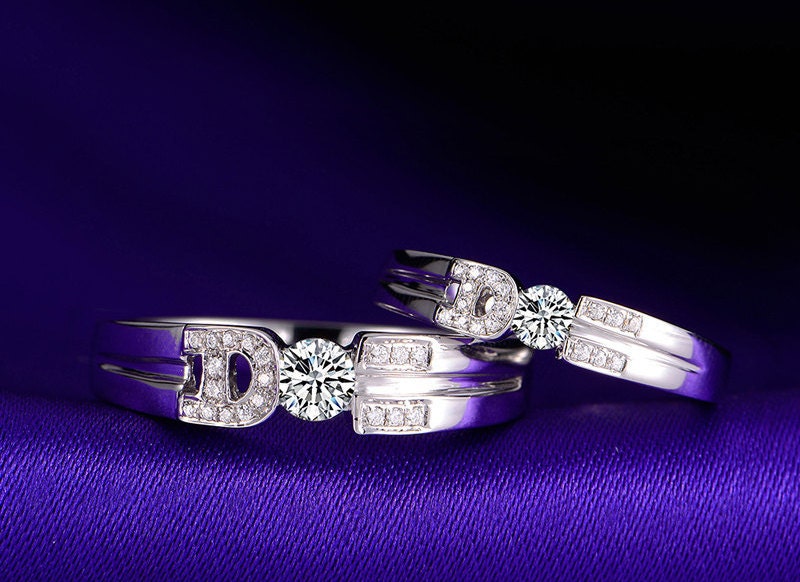 gold diamond wedding bands