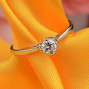 18 k Weissgold Diamant Ring Engagement Hochzeit Geburtstag Jubiläum Valentinstag