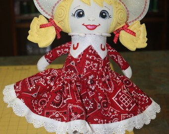 Cowboy or Cowgirl CUSTOM Cloth Doll Cowboy or Cowgirl CUSTOM Cloth Doll