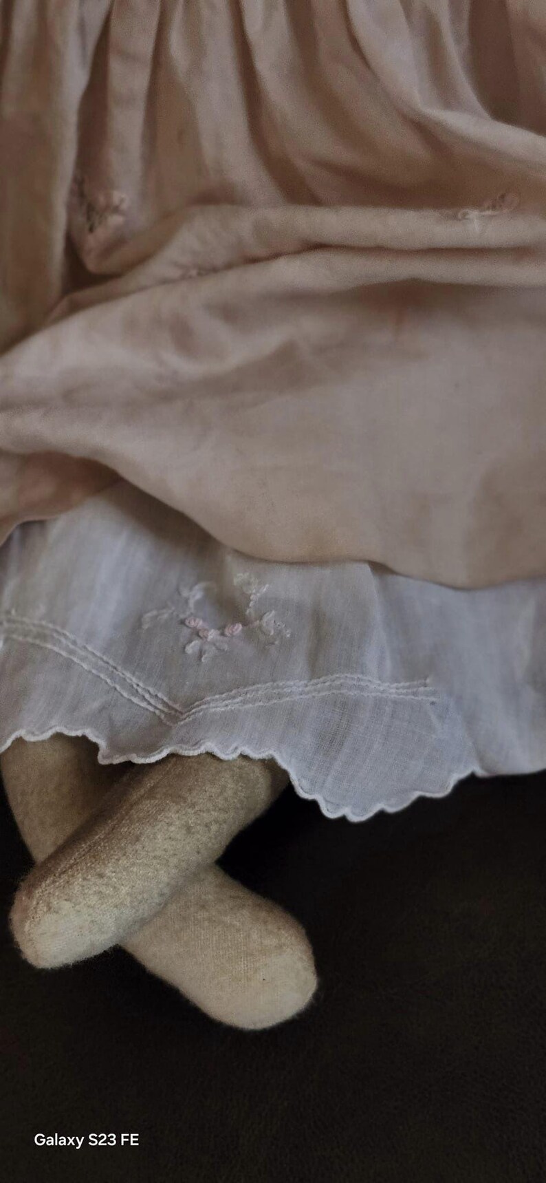 Vintage Snow Girl, Snow Girl Doll, Vintage Baby Clothes, Attic Find