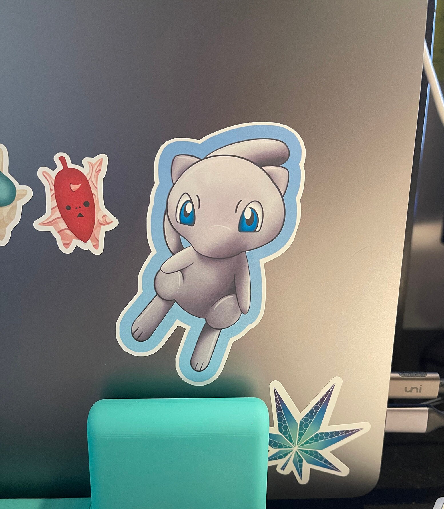 Mew Pokemon Matte Vinyl Decal Sticker for Laptop Etsy