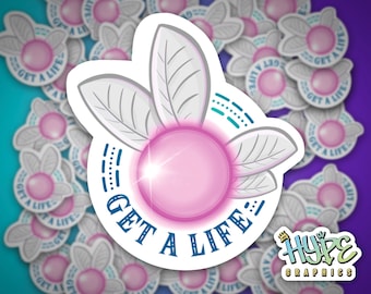 Legend of Zelda Fairy Sticker: Get a Life Waterproof Decal