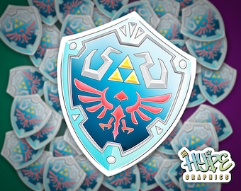 Legend of Zelda Hyrule Shield Matte Vinyl Sticker