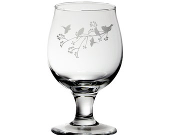 Birds of a Feather Family Tree Glass