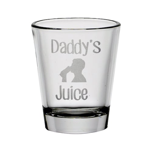 Daddy's Juice Shot Glass Fathers Day Shot Glass New Etsy
