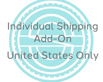 Individual Shipping - United States ONLY