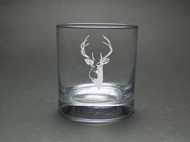 Deer Glass Hunting Glass Hunting Love Glass Deer Hunter Etsy