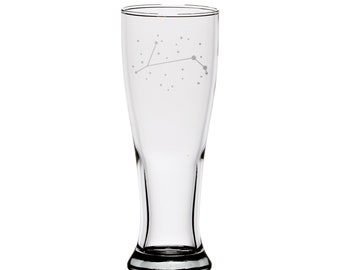 Aries Constellation Etched Glass
