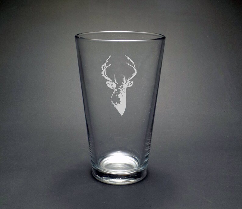 Deer Glass Hunting Glass Hunting Love Glass Deer Hunter Etsy