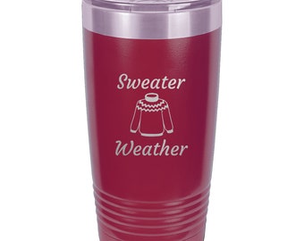 Sweater Weather Travel Coffee Mug