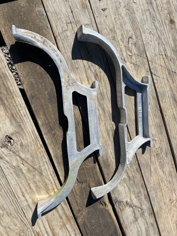 Cast Aluminum Table Base Coffee Industrial Huber Tractor Etsy