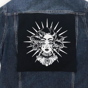 Cry Doll Back Patch, Punk, Patches, Sew on Patch, Punk Accessories, Punk Patches, punk vest, Anarchist, Feminist, Socialist, DIY, Leftist