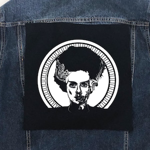 Bride Of Frankenstein Back Patch, Punk, Patches, Sew on Patch, Punk Accessories, Punk Patches, punk vest, Anarchist, Feminist, Socialist