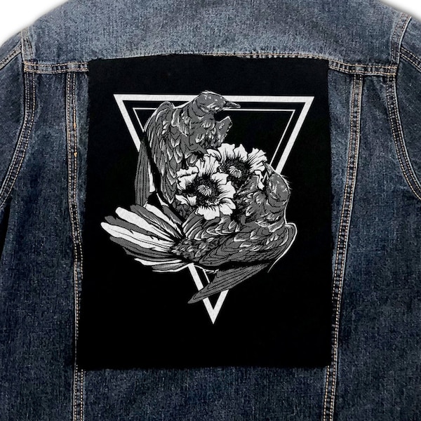 Dancing Nature Back Patch, Punk, Patches, Sew on Patch, Punk Accessories, Punk Patches, punk vest, Anarchist, Feminist, Socialist, DIY