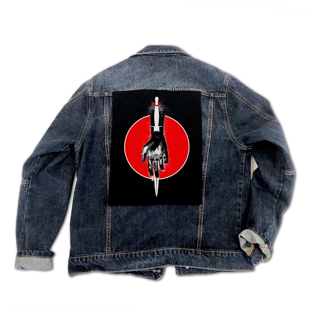 Dagger Back Patch, Punk Patches, Punk Patch, Sew on Patch, Patches for ...