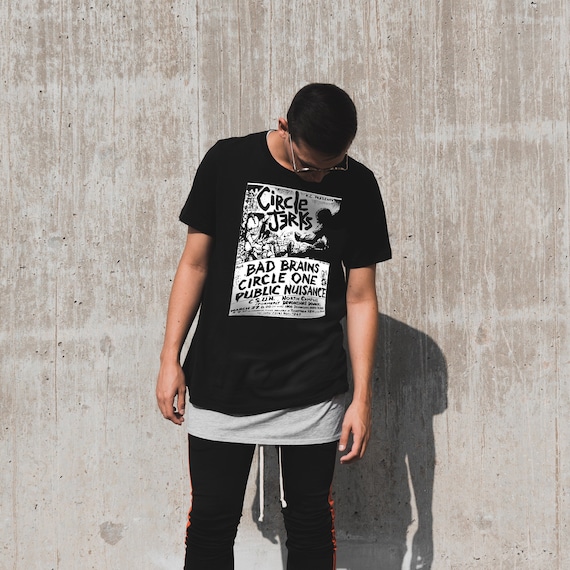 Circle Jerks Old Punk Flyer Ropa Punk Camisa Punk Punk Rock Camisa Punk Rock Ropa Punk Bandas Punk Camiseta Divertida Etsy Mexico