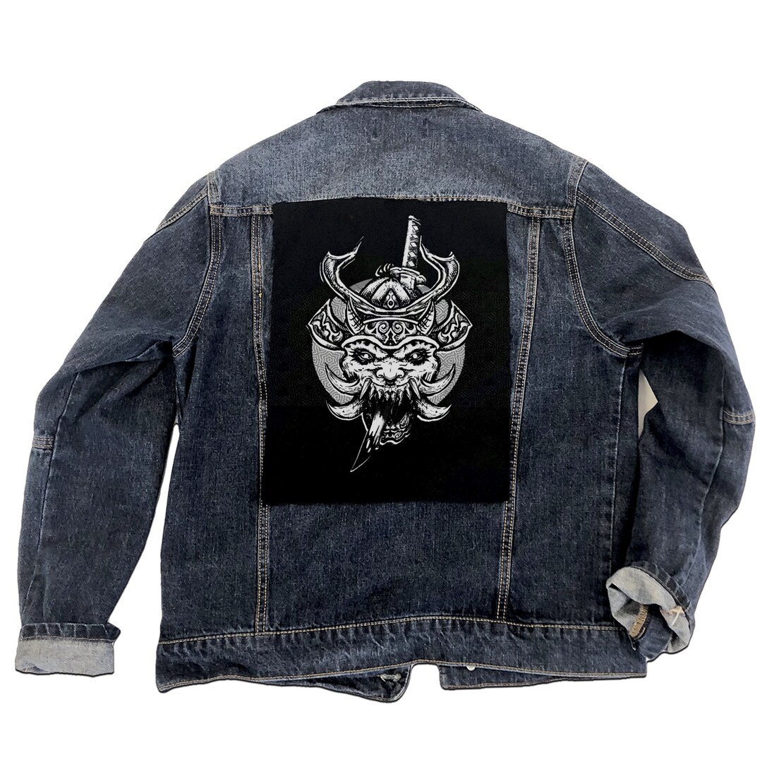 Samurai Back Patch Samurai Back Patch, Punk, Patches, Sew on Patch, Punk Accessories, Punk ...