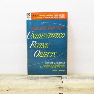 1950s UFO Book - &quot;The Report on Unidentified Flying Objects&quot; by Edward J Ruppelt