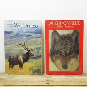 Pair of 1980s National Geographic Books About Wildlife in the Americas.