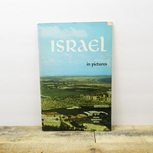 1970s Israel Book - &quot;Israel in Pictures&quot; by Peggy Mann.