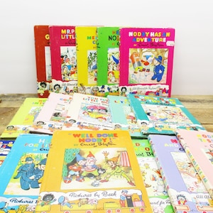 Choose a 1950&#39;s Noddy Book, by Enid Blyton -- Vintage / Mid-Century UK Children&#39;s Books WITH Dust Jackets