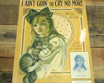 Rare,ain't Gonna Work on Dizzy's Farm No More, Joe Petagno,18 Inch