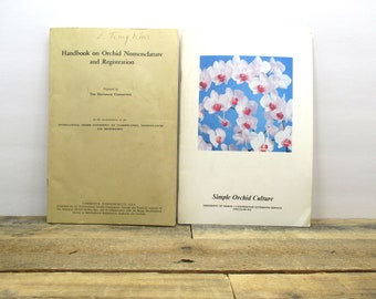 Pair of 1960s Orchid Growing Books