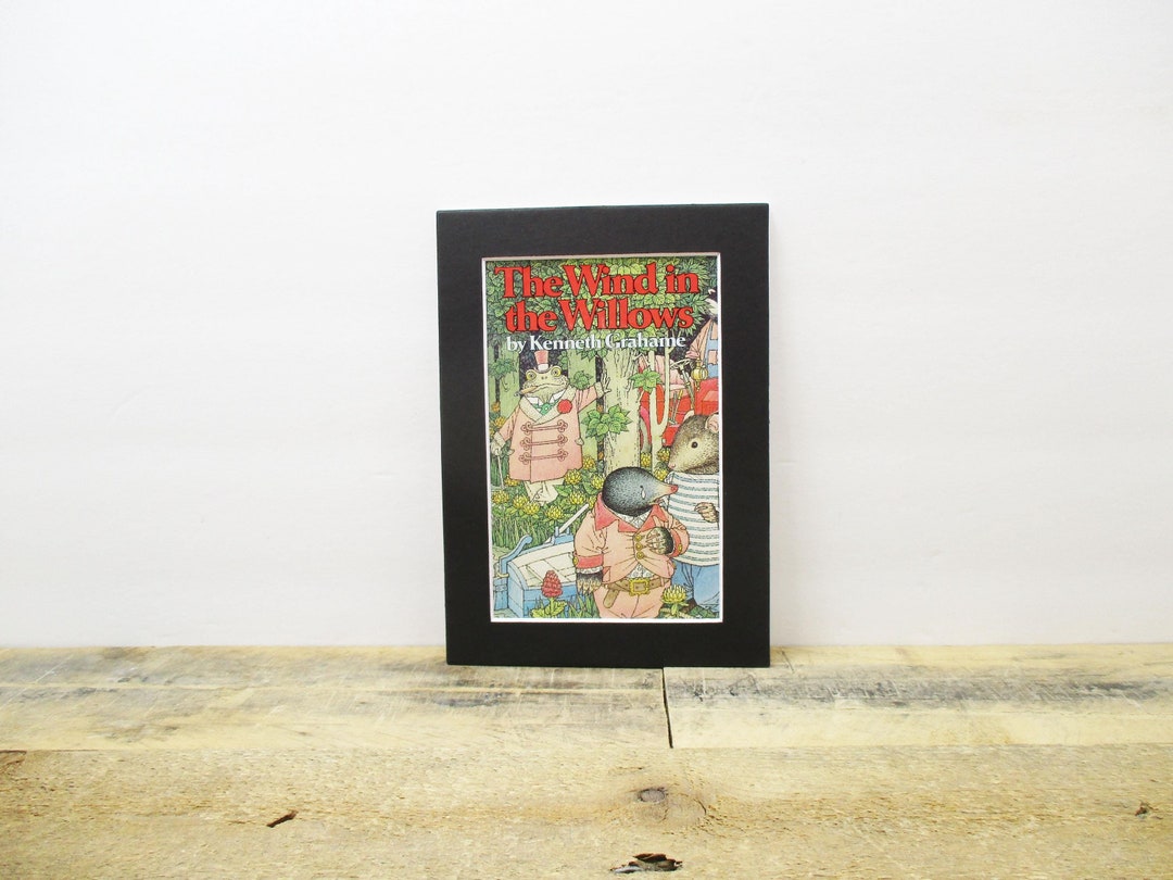 Framed Vintage Book Cover - 1983 Edition of the Wind in the Willows. - Etsy
