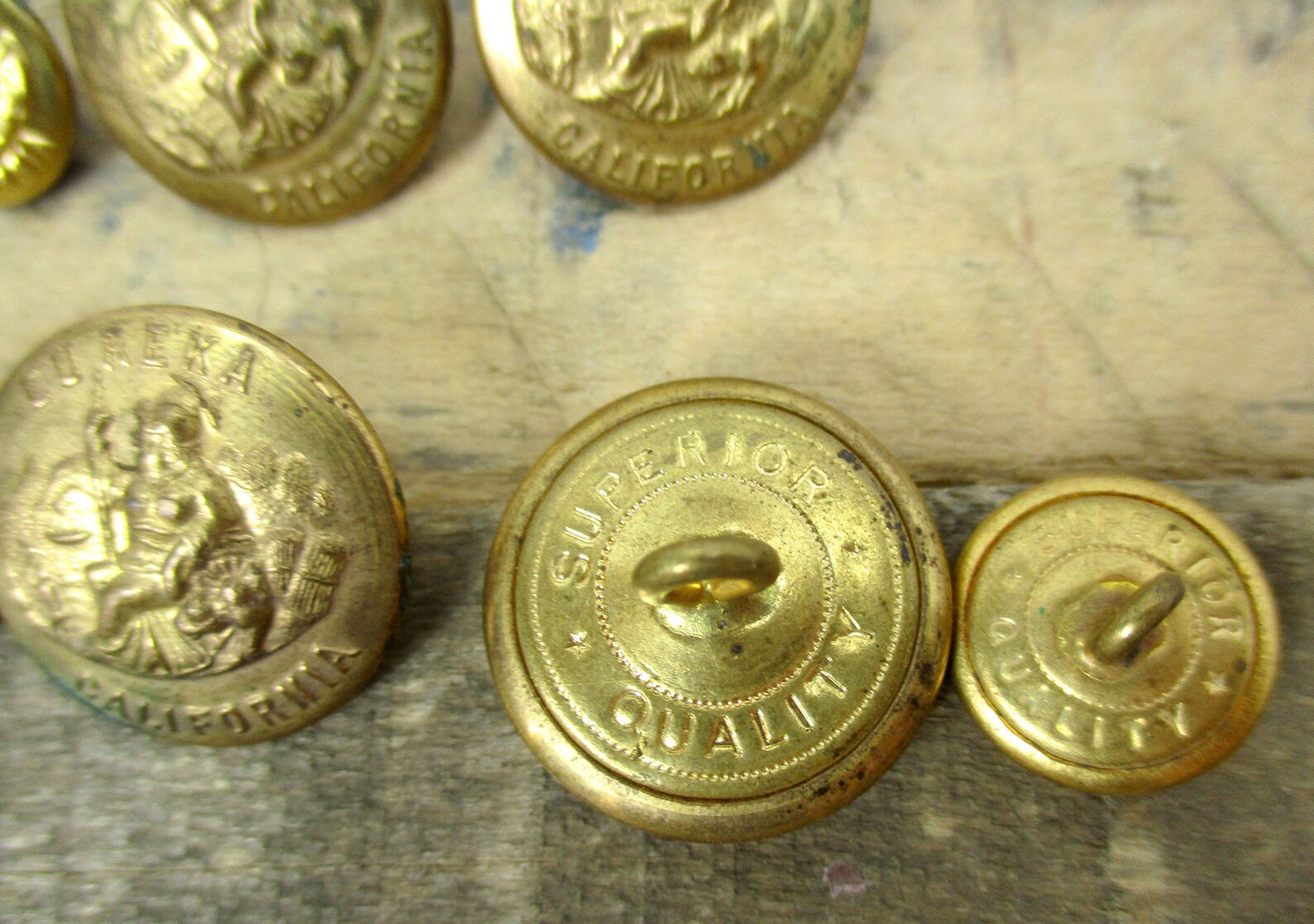 Set of 10 Rare Eureka California Militia Uniform Buttons by Etsy