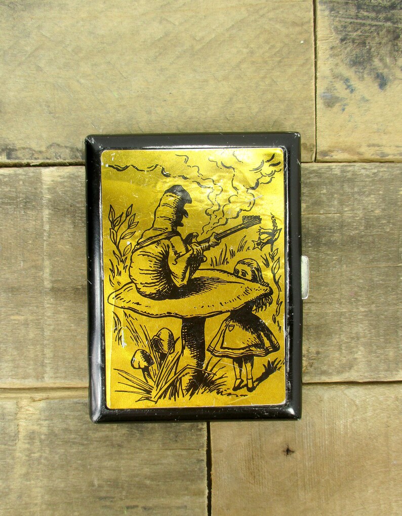 1960 S Alice In Wonderland Wallet Cigarette Case Etsy