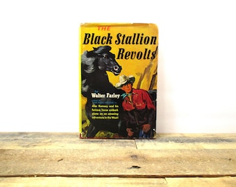 The Black Stallion Revolts - 1953 First Edition, 12th Printing- Random House Hardcover with Dust Jacket.