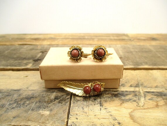Vintage goldstone jewelry sale