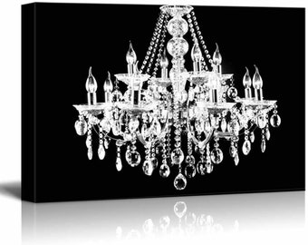 Chandelier Wall Art Etsy