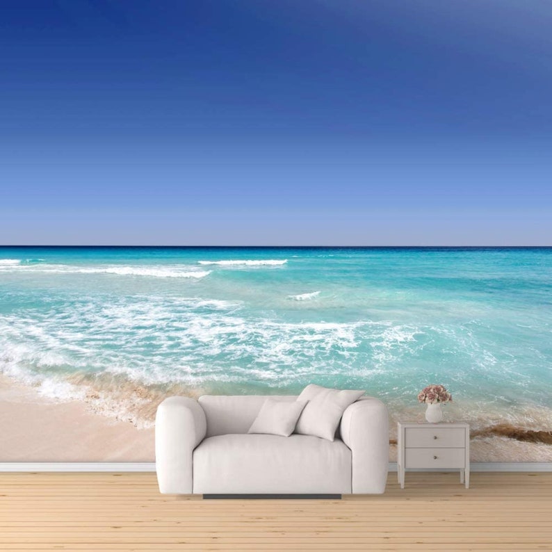 Wall26 Wall Mural Romantic Beach Removable Wallpaper Wall | Etsy